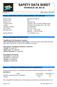 SAFETY DATA SHEET HYDRAULIC OIL ISO 32