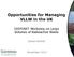 Opportunities for Managing VLLW in the UK