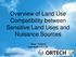 Overview of Land Use Compatibility between Sensitive Land Uses and Nuisance Sources