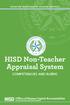 houston independent school district HISD Non-Teacher Appraisal System COMPETENCIES AND RUBRIC