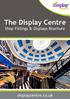 The Display Centre. Shop Fittings & Displays Brochure. displaycentre.co.uk