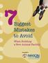 7Biggest Mistakes to Avoid