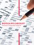 BIOTECH IPO CHECKLIST: The Road to Going Public & Beyond