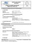 SAFETY DATA SHEET Revised edition no : 0 SDS/MSDS Date : 4 / 9 / 2012