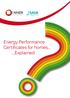 Energy Performance Certificates for homes......explained