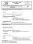 SAFETY DATA SHEET Revised edition no : 1 SDS/MSDS Date : 29 / 11 / 2012