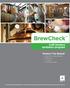 BrewCheck. craft brewery sanitation program. Protect The Brand!