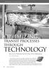 OPTIMIZING TRANSIT PROCESSES THROUGH TECHNOLOGY