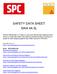 SAFETY DATA SHEET SIKA 4A 5L
