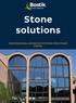 Stone solutions PROFESSIONAL ADHESIVE SYSTEMS FOR STONE STRIPS