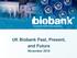 UK Biobank Past, Present, and Future