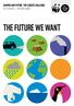 SHAPING OUR FUTURE: THE CLIMATE CHALLENGE KS2 LESSON 3 TEACHER GUIDE THE FUTURE WE WANT