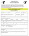 GREENE COUNTY YMCA APPLICATION FOR EMPLOYMENT