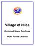 Village of Niles. Combined Sewer Overflows. NPDES Permit # ILM580035