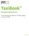 TaxiBook. Product Brochure. The Taxi Management system for Taxi Fleets ranging in size from ddswireless.com