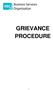 GRIEVANCE PROCEDURE - 1 -