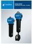 ULTRA-FILTER COMPRESSED AIR FILTERS DF SERIES. Compressed Air & Process Filtration