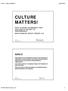 HCCA Culture Matters! April 2013