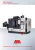VMC Series Vertical Machining Centers PARTNER FOR YOUR METAL-CUTTING SOLUTION