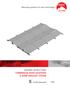 ASSEMBLY INSTRUCTIONS COMMERCIAL ROOF SOLUTIONS D DOME RAILLESS 2 SYSTEM. UL 2703 Listed System USA