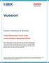 Vuesion. Feature Summary & Benefits. Vuesion Multichannel Contact Center Vuesion Workforce Management (WFM)