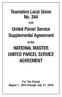 United Parcel Service Supplemental Agreement NATIONAL MASTER UNITED PARCEL SERVICE AGREEMENT