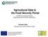 Agricultural Data & the Food Security Portal