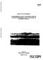 FILEl COPY. E444 Vol. 1 EXECUTIVE SUMMARY ENVIRONMENTAL IMPACT ASSESSMENT FOR THE ACQUISITION OF 2000 KM OF 2D LAND SEISMIC IN NORTHERN SENEGAL
