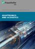 FRAUNHOFER INSTITUTE FOR MACHINE TOOLS AND FORMING TECHNOLOGY IWU ADAPTRONICS AND ACOUSTICS