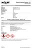 Maxlife Alkaline Battery 1.5V Safety Data Sheet