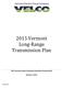 2015 Vermont Long-Range Transmission Plan