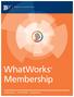 WhatWorks Membership