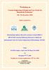 Workshop on. Genome Engineering of Fungal and Yeast Strains for Biomolecule Production (5th -7th December 2018) Jointly organized by
