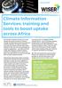 Climate Information Services: training and tools to boost uptake across Africa