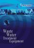 Waste Water Treatment Equipment