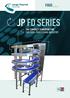 FOOD/SERIES JP FD SERIES THE COMPACT CONVEYOR FOR THE FOOD-PROCESSING INDUSTRY