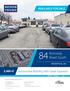 84 Kennedy. Road South. Automotive Building with Great Exposure AVAILABLE FOR SALE. 2,400 sf BRAMPTON, ON. For more information, please contact: