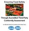 Ensuring Food Safety. Through Accredited Third-Party Conformity Assessment. An ANSI-ASQ National Accreditation Board White Paper