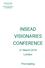 INSEAD VISIONARIES CONFERENCE