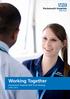 Working Together. Portsmouth Hospitals NHS Trust Strategy