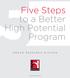 Five Steps to a Better High Potential Program