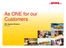 As ONE for our Customers. DHL Express Romania March 2015