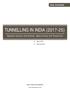 TUNNELLING IN INDIA ( )