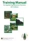 Training Manual. for Applied Agroforestry Practices 2013 Edition. The Center for Agroforestry University of Missouri