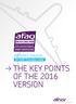 AEROSPACE INDUSTRY. EN 9100 Transition Guide THE KEY POINTS OF THE 2016 VERSION