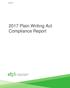 July Plain Writing Act Compliance Report
