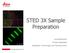 STED 3X Sample Preparation. Louise Bertrand Product Specialist Application, Technology, and Training Center