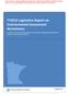 FY2010 Legislative Report on Environmental Assessment Worksheets