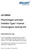 Plasminogen activator Inhibitor Type 1 Human Chromogenic Activity Kit