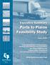 Ports to Plains Feasibility Study